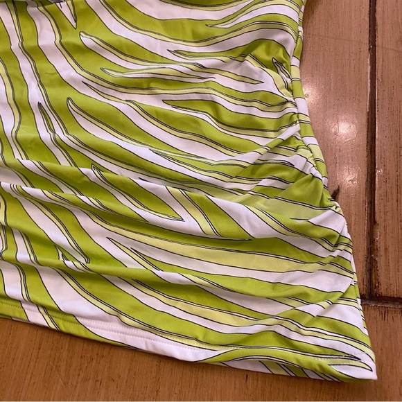 Michael Kors Women’s Tankini Printed O-Ring Halter Style Swimsuit Top New small - Picture 4 of 8